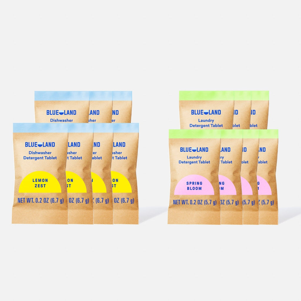Dishwasher + Laundry Detergent Sample Pack (14 Tablets - 7 Each)
