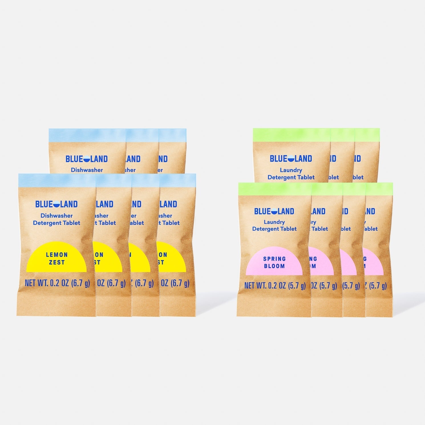 Dishwasher + Laundry Detergent Sample Pack (14 Tablets - 7 Each)